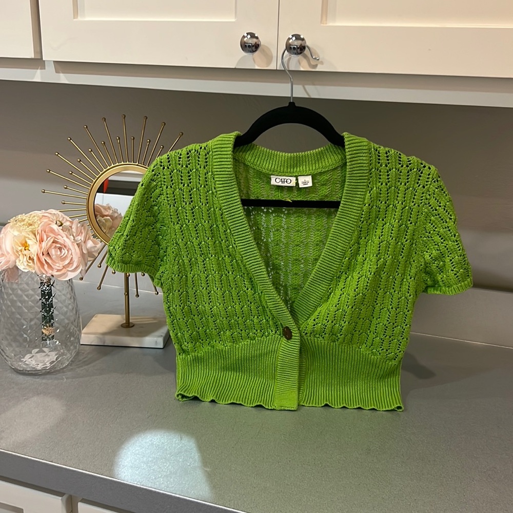Cato crop cardigan